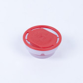 Kunststoff-Faltenbalgverschluss rot 42mm, bestrahlt, kindersicher